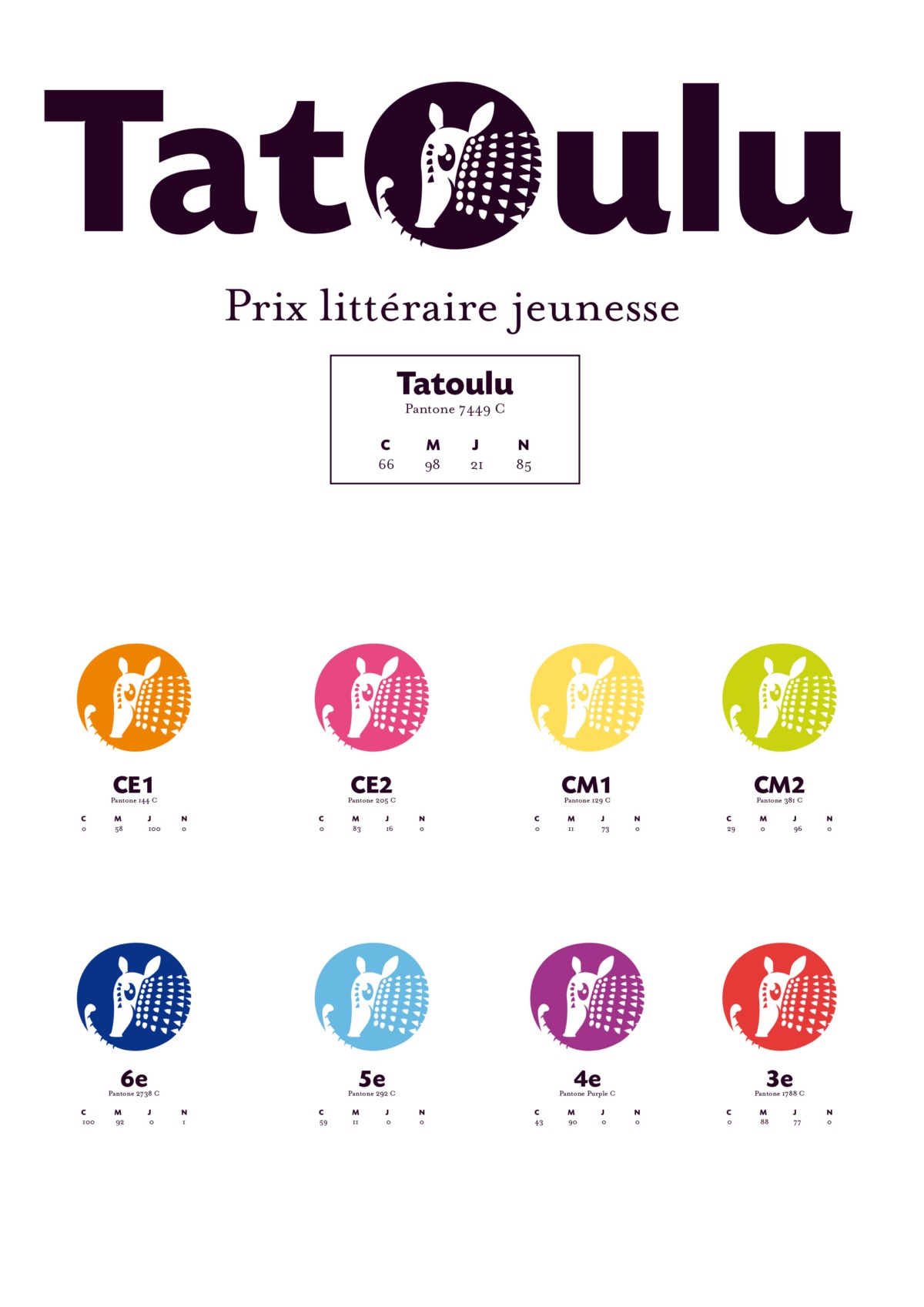 Création du logo Tatoulu - prix littéraire- Bretagne - France