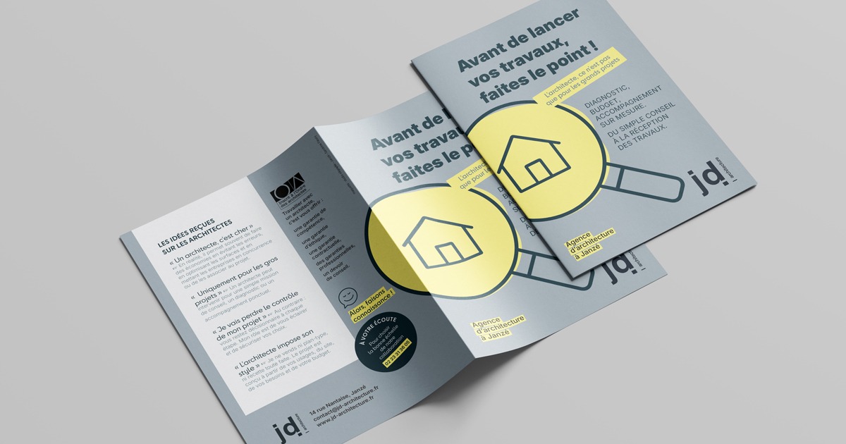 flyer agence JD architecture
